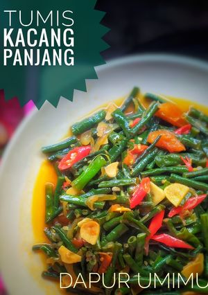 Foto resep Tumis kacang panjang