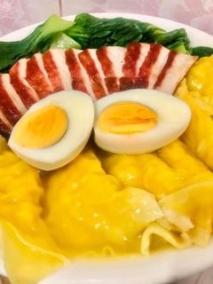 รูปของ เกี๊ยวน้ำหมูแดง (สูตรค่อนข้างคลีน)💕 เมนูสุดโปรดที่แม้แต่ชายสี่หมี่เกี๊ยวก็ทำให้ไม่ได้ 😎