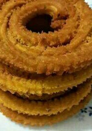 A picture of Moong Dal Chakli.