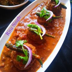 A picture of Palak Kofta.