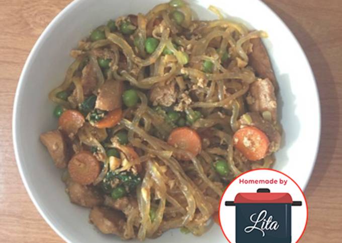 (Diet) Mie Shirataki Ayam Kecap Sayur Sehat #homemadebylita