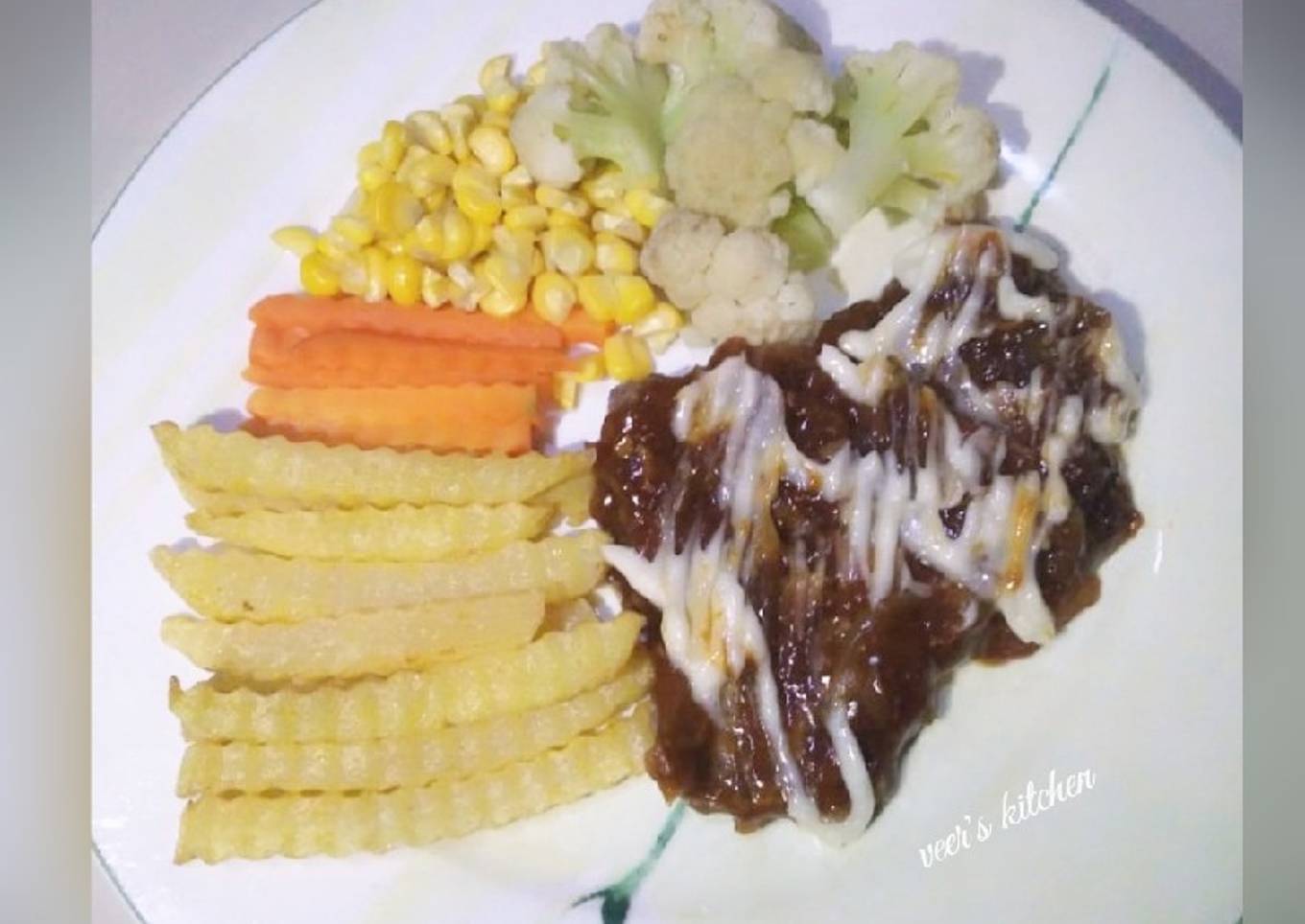 Beef Steak saus Barbeque