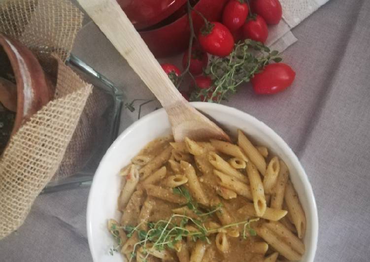 Pennette con pesto alla Siciliana