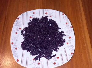 Párolt lilakáposzta recept fotója