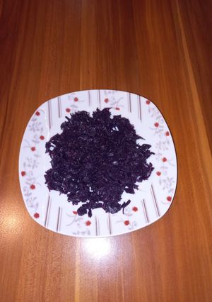 Párolt lilakáposzta recept fotója
