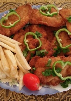 صورة لوصفة بانيه مقرمش ولا أروع 😋