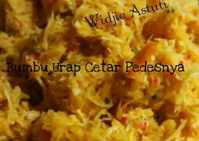 Cara Buat Bumbu Urap Cetar Pedesnya Ekonomis
