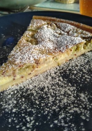 Une photo de Tarte à la rhubarbe