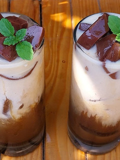 Foto resep Es Kopi susu-jelly ala kafe