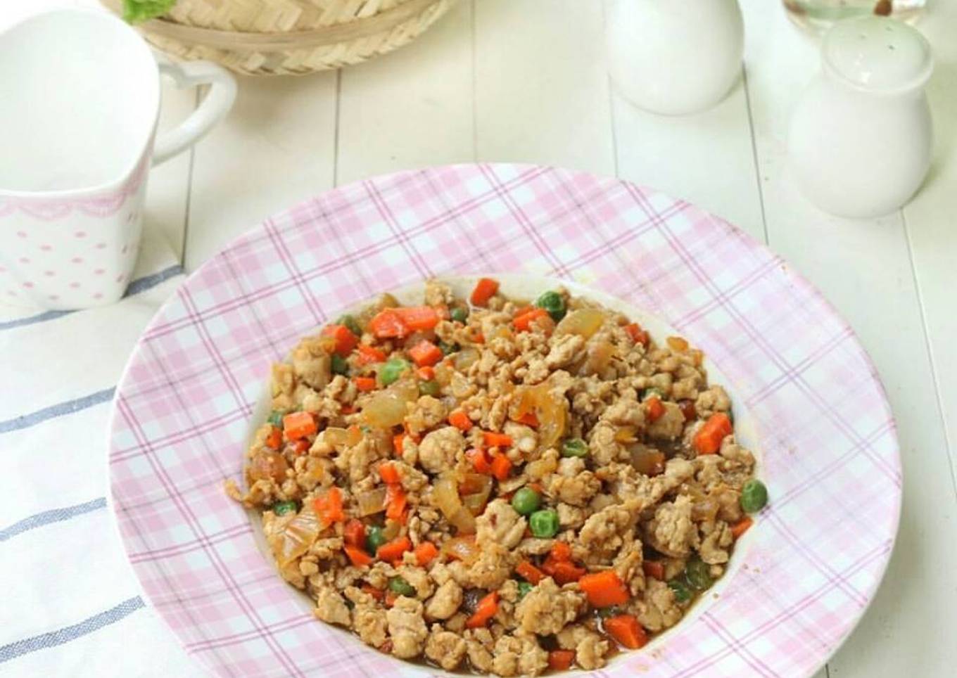 Ayam Cincang Saus Teriyaki