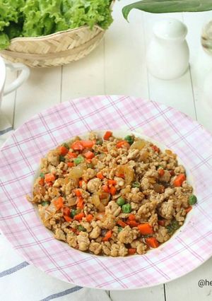 Foto resep Ayam Cincang Saus Teriyaki