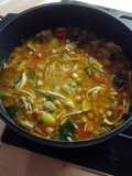 Potaje de garbanzos con pollo