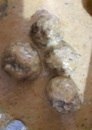 A picture of Malai kofta.