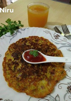 A picture of Rava pancake.