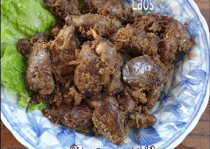 Hati Ayam Masak Laos