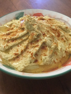 Una foto de Hummus de garbanzo
