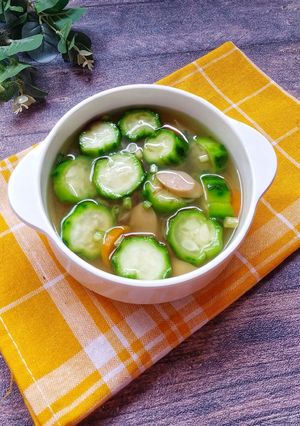 Foto resep Sayur bening gambas sosis