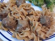 A picture of swedish meatballs