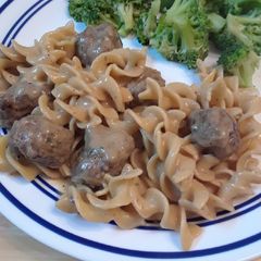 A picture of Swedish Meatballs.