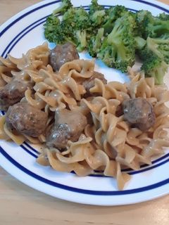 A picture of Swedish Meatballs.