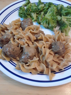 A picture of Swedish Meatballs.