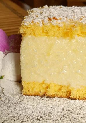 Piskótás krémes recept fotója