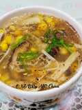 Vegan Corn and Mushroom Soup