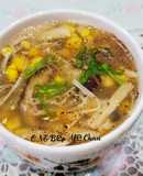 Soup bắp nấm chay