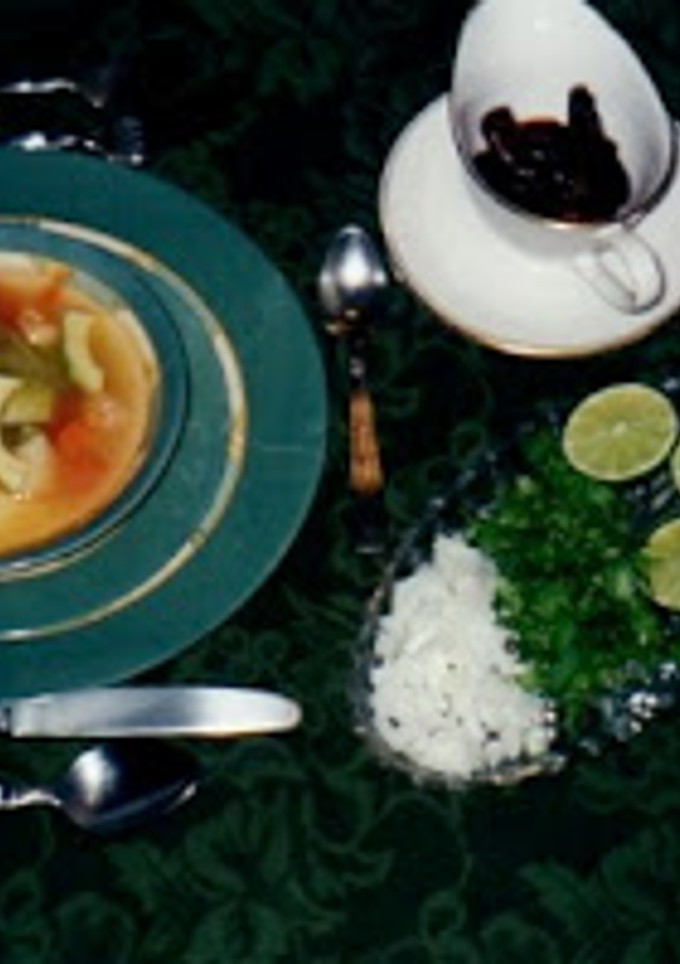 Una foto de Caldo Tlalpeño