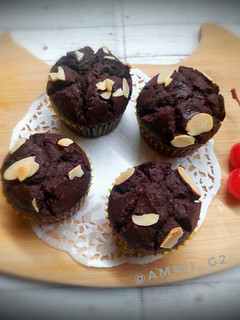 Foto resep Chocolate custard muffin