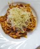 Bolognai, durumlisztes házi spagettivel