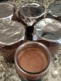 Yogur de chocolate con cuajada