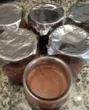 Yogur de chocolate con cuajada