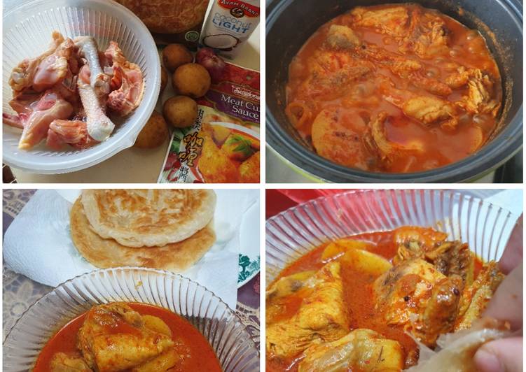 Recipe of Perfect Chicken Curry + Prata