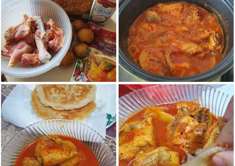 Easiest Way to Make Ultimate Chicken Curry + Prata