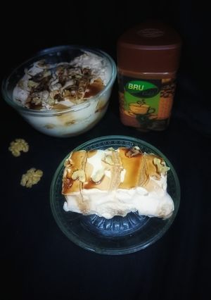 कॉफी वॉलनट डेझर्ट (Coffee Walnut Dessert Recipe In Marathi) रेसिपी चे मुख्य फोटो 