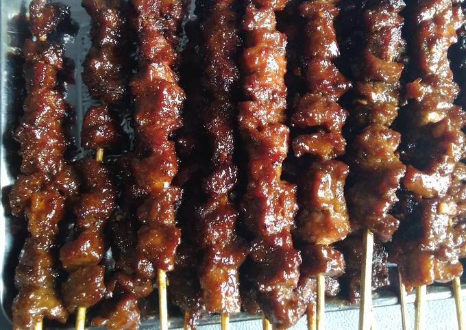 Sate Sapi Bumbu kacang