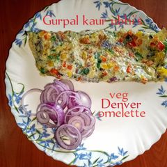 Veg Denver omelette🧅🫑 A picture of Veg Denver omelette🧅🫑.