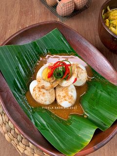Foto resep Telur Petis Jawa Timur: Lauk Pendamping Lontong Sayur