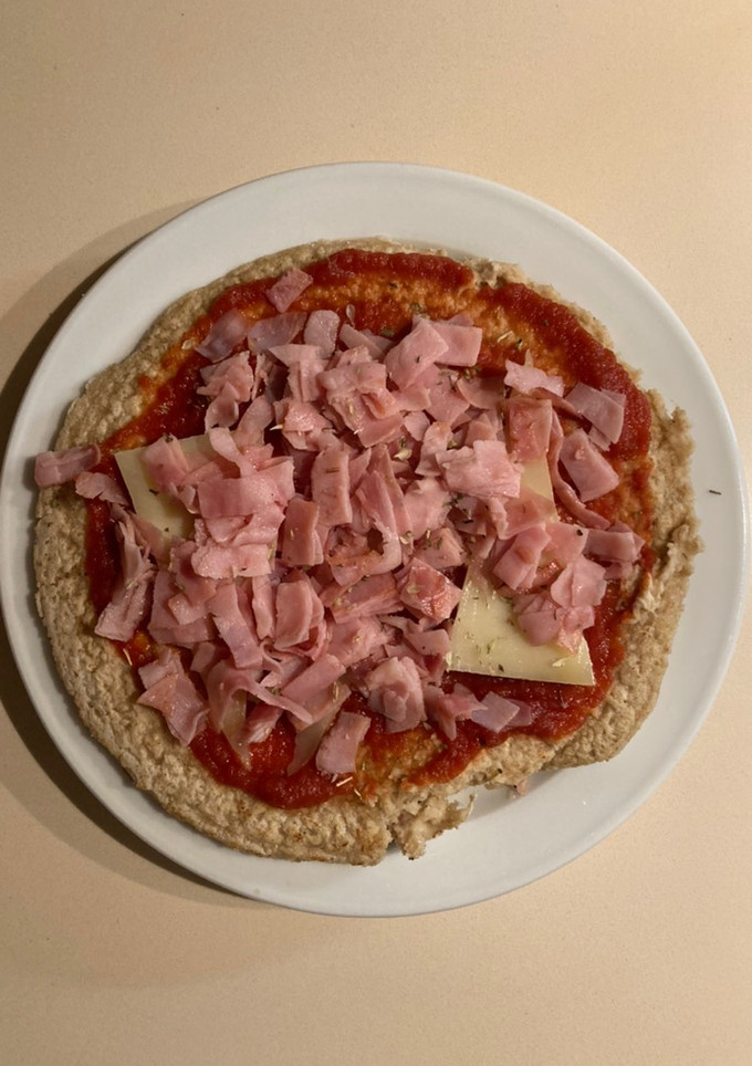 Una foto de Pizza a la sartén