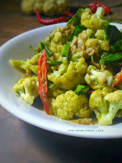 Foto resep Tumis balado hijau kembang kol