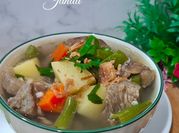 Gambar sup buncis daging
