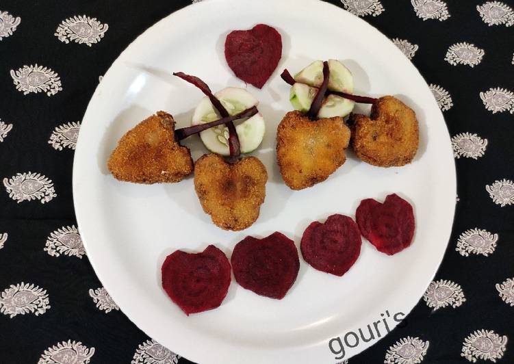 Simple Way to Make Award-winning Shaped cheese cutlet