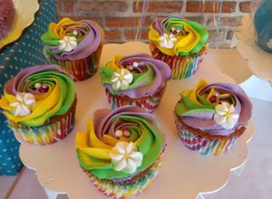 Una foto de 🦄CupCakes De Vainilla (Unicornio)🌈