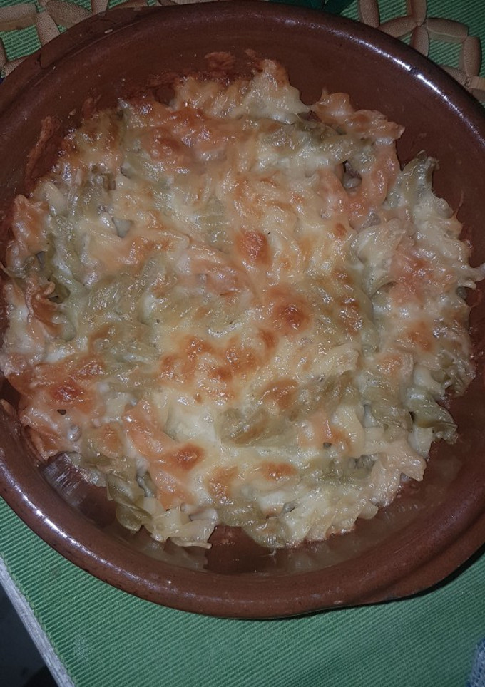Una foto de Pasta gratinada