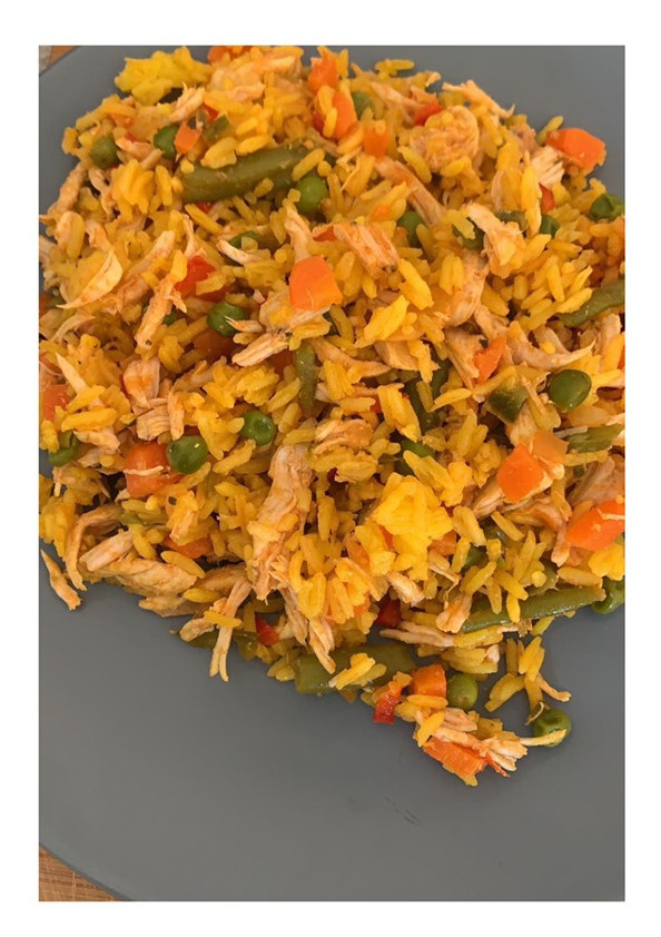 Una foto de Arroz con pollo