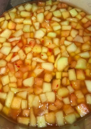 Foto resep Asinan pepaya mengkel kotak