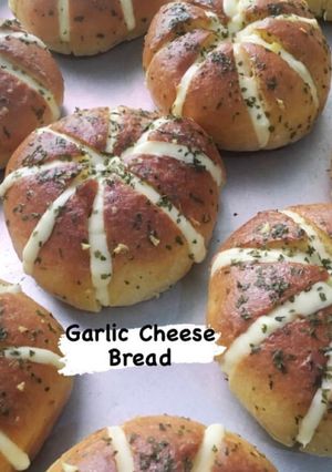 Foto resep Korean garlic cheese bread