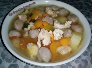 Foto resep Sop Ayam Baso Mutiara