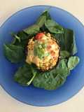 Portobello relleno